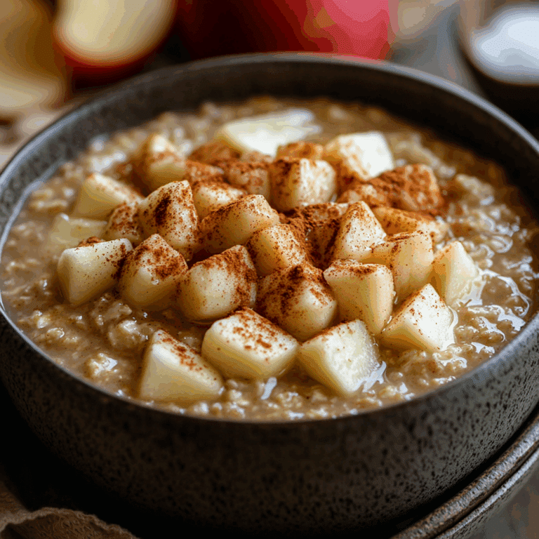 Apple Cinnamon Oatmeal