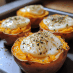 Baked Sweet Potato and Egg Cups