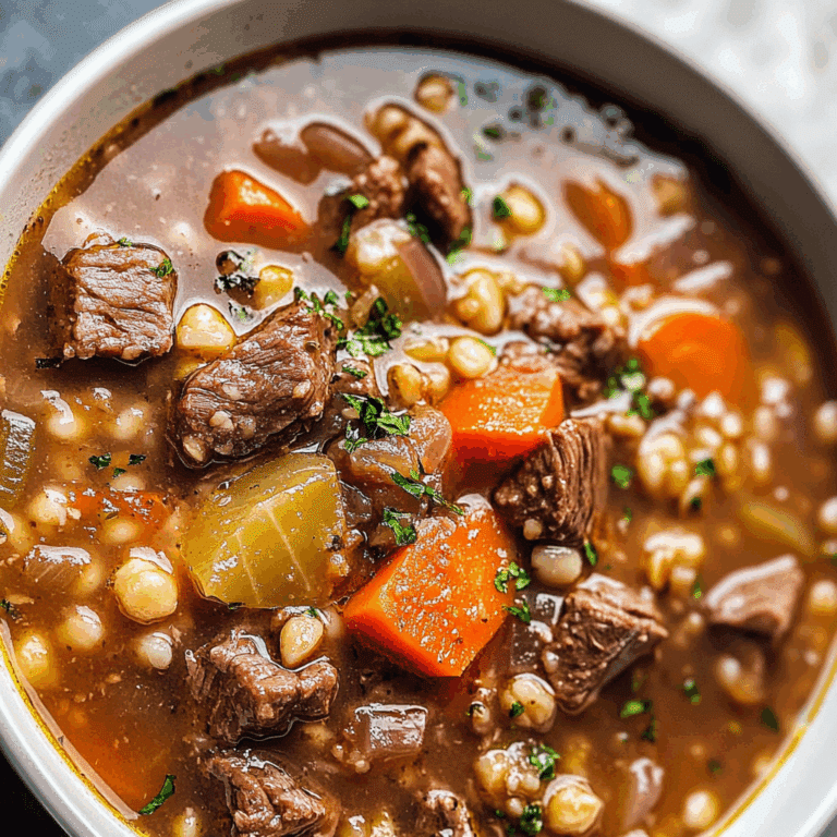 Beef and Barley Soup