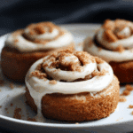Biscoff Cinnamon Rolls with Cream Cheese Frosting
