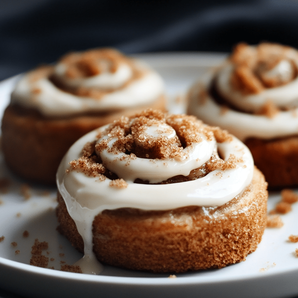 Biscoff Cinnamon Rolls with Cream Cheese Frosting