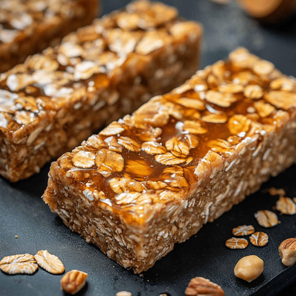 Breakfast Bars with Oats and Peanut Butter
