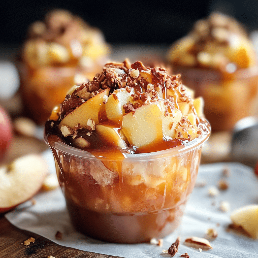 Caramel Apple Dessert Cups