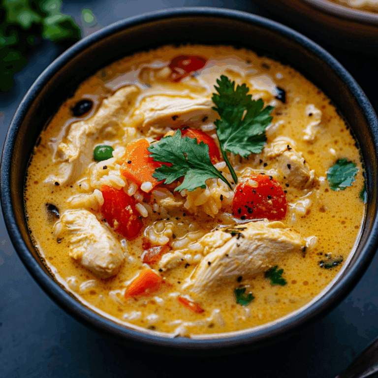 Chicken Curry Rice Soup