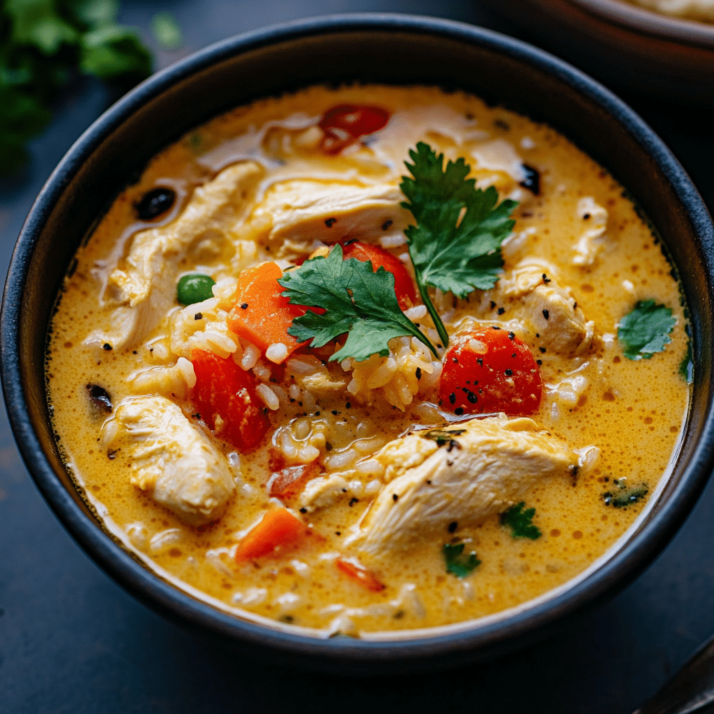 Chicken Curry Rice Soup