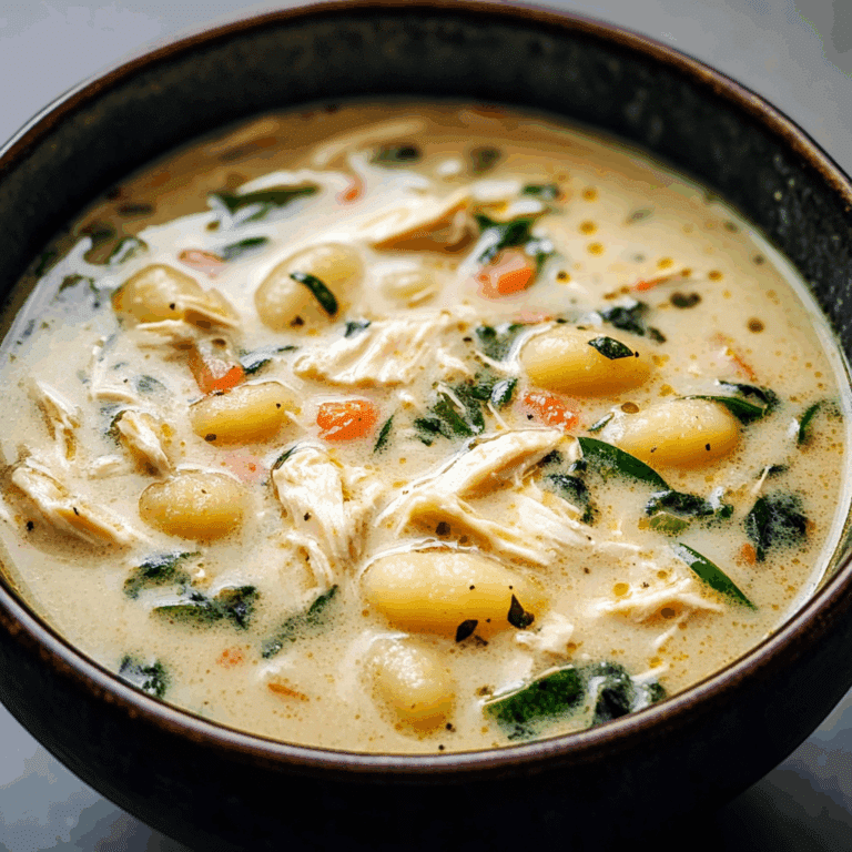 Chicken Gnocchi Soup