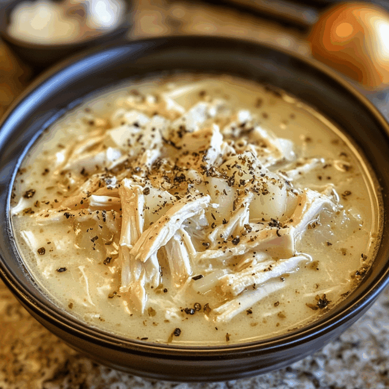 Chicken Mozzarella Soup