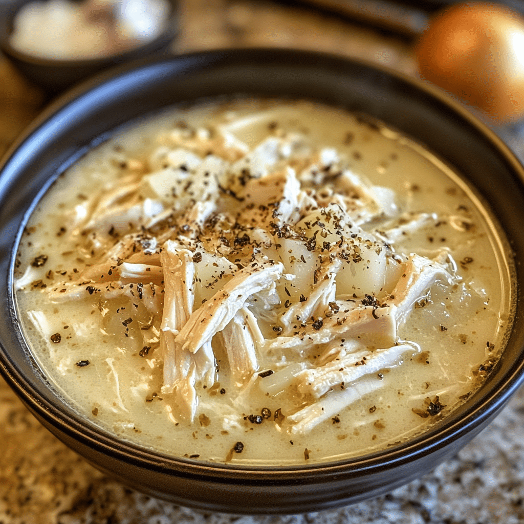 Chicken Mozzarella Soup