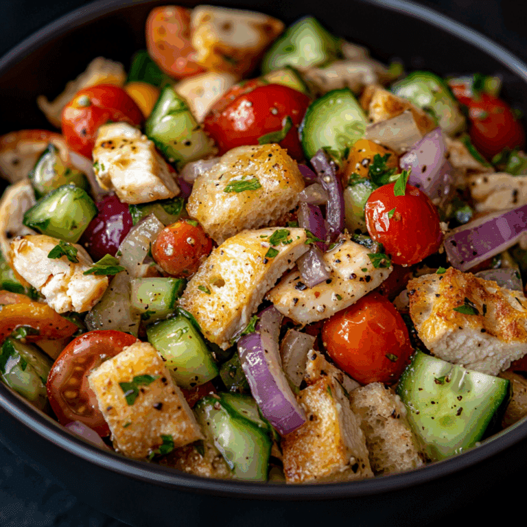 Chicken Panzanella Salad