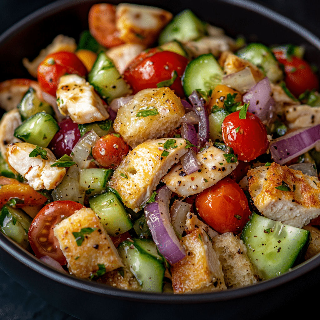 Chicken Panzanella Salad