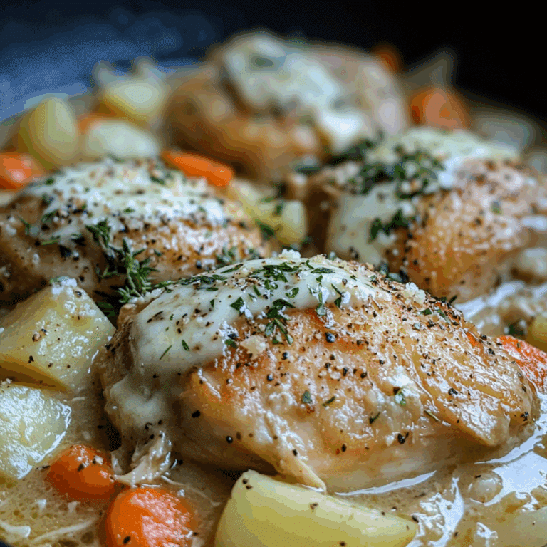 Garlic Parmesan Chicken Stew