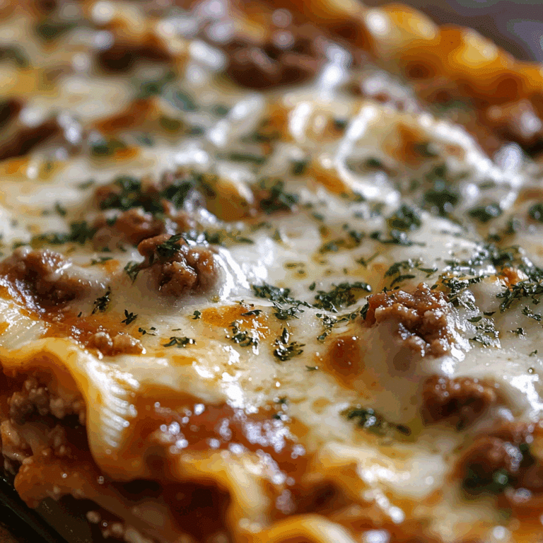 Lasagna with Italian Sausage
