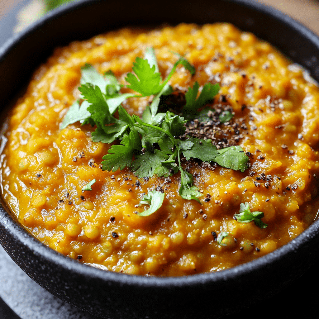 Pumpkin Lentil Dhal
