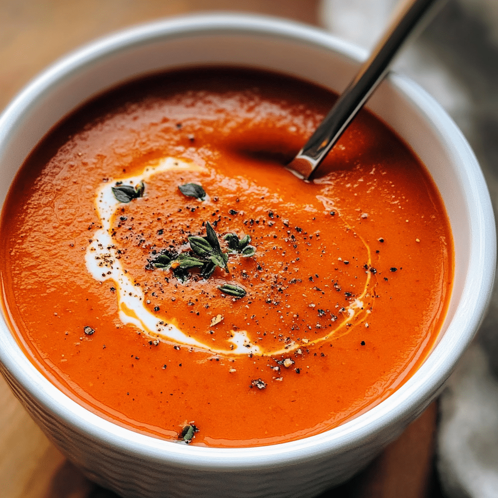 Roasted Red Pepper Soup