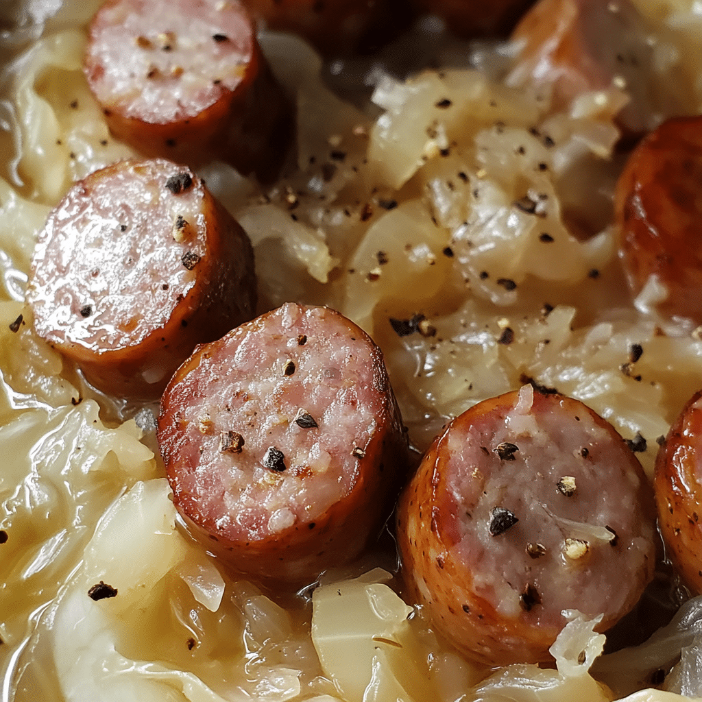 Sausage and Sauerkraut Dinner