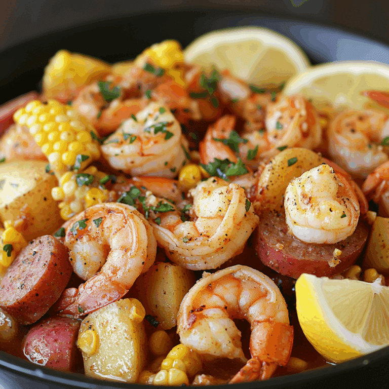 Slow Cooker Shrimp Boil