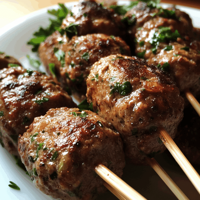 Spiced Lamb Koftas