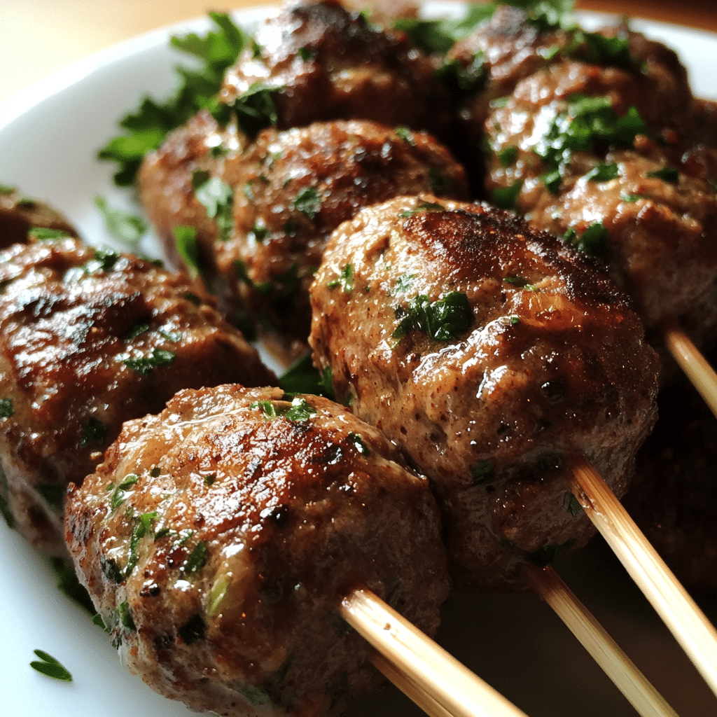 Spiced Lamb Koftas