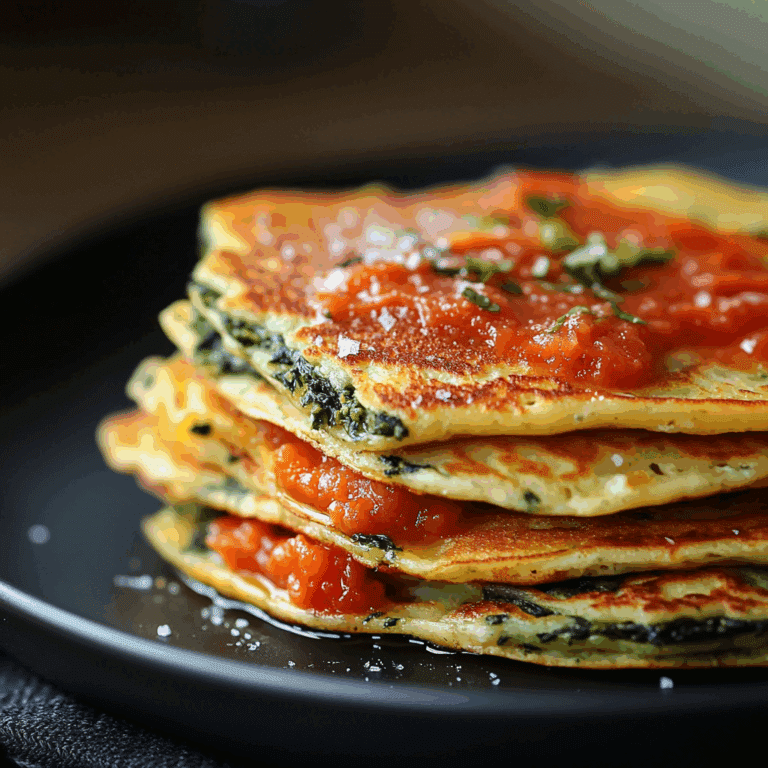 Spinach and Ricotta Pancakes