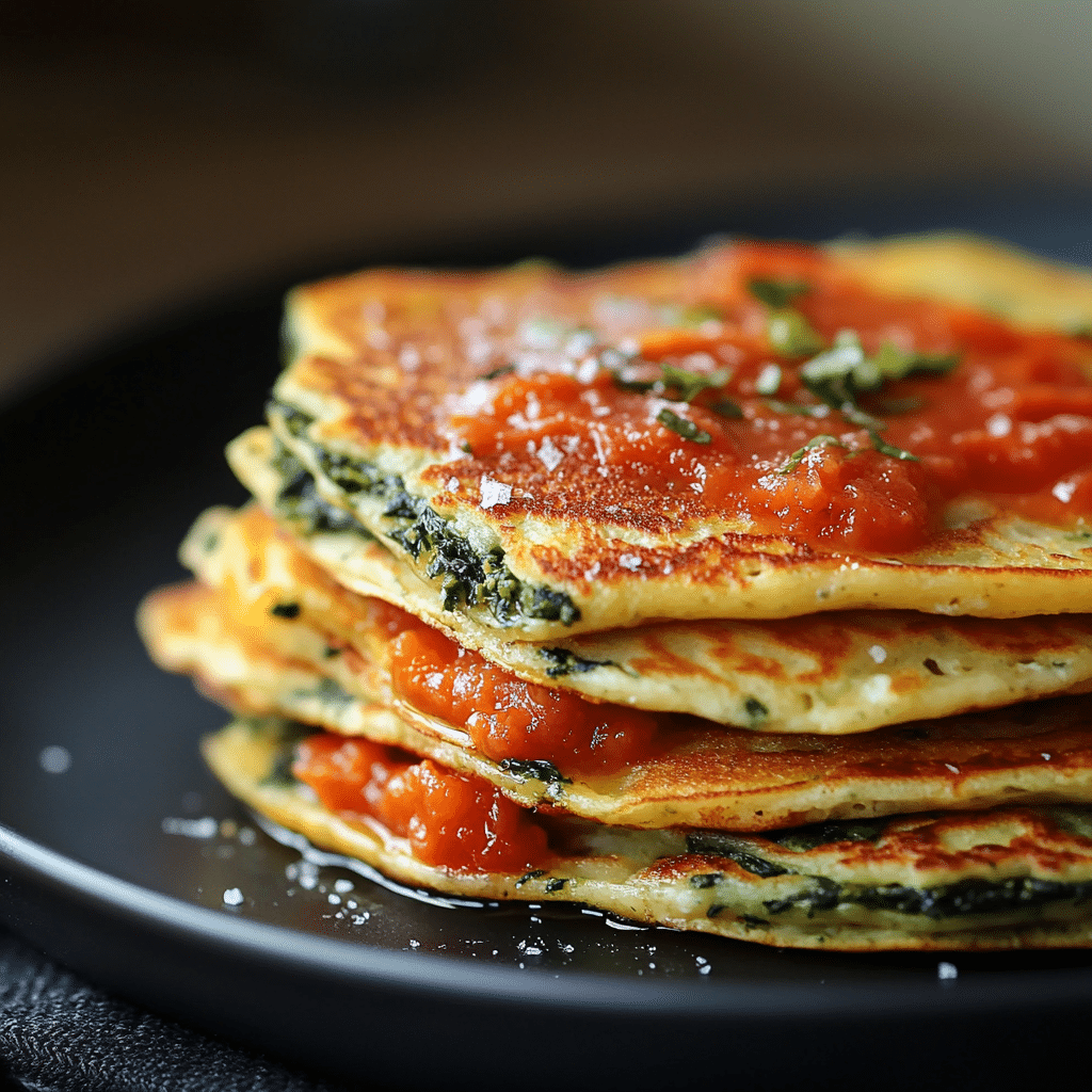 Spinach and Ricotta Pancakes