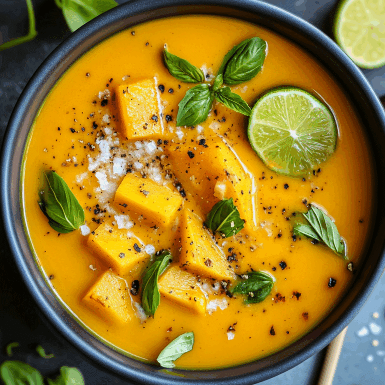 Thai Butternut Squash Soup