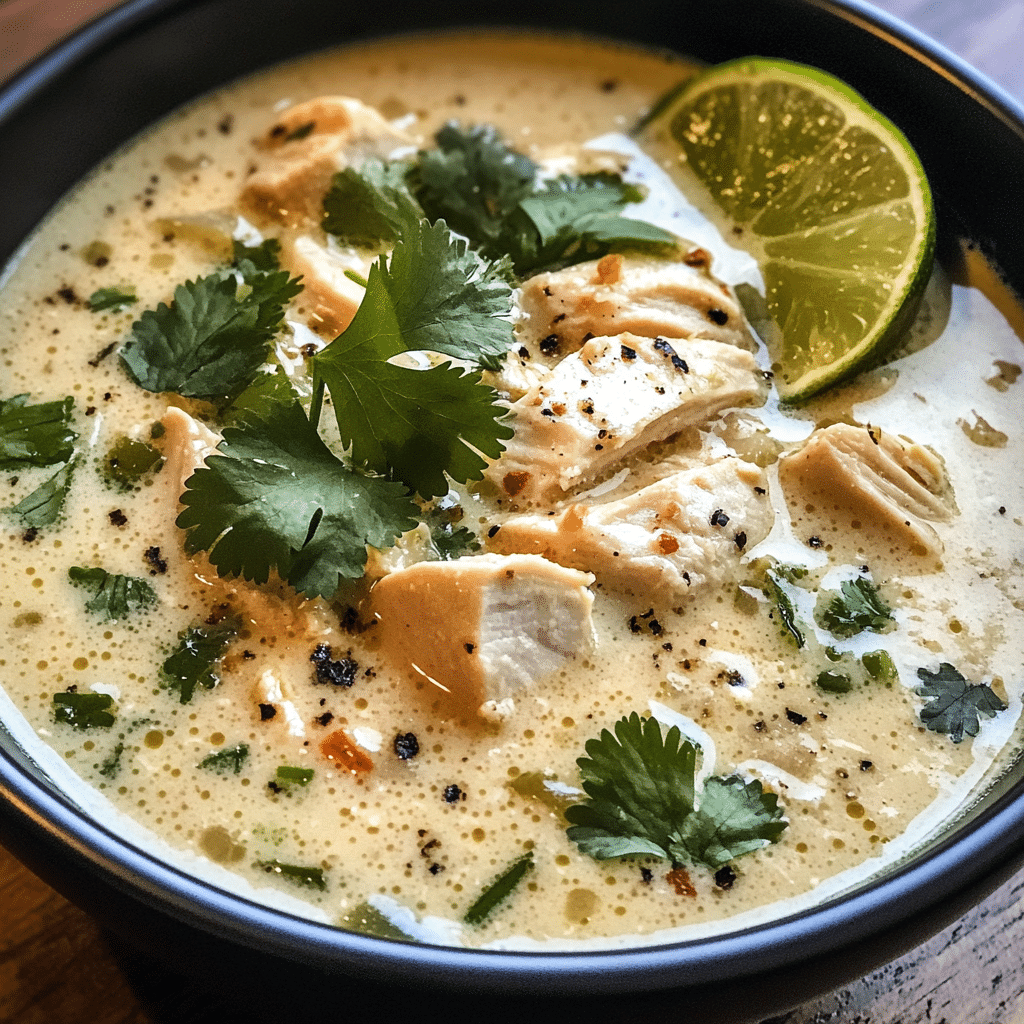 Thai Coconut Chicken Soup