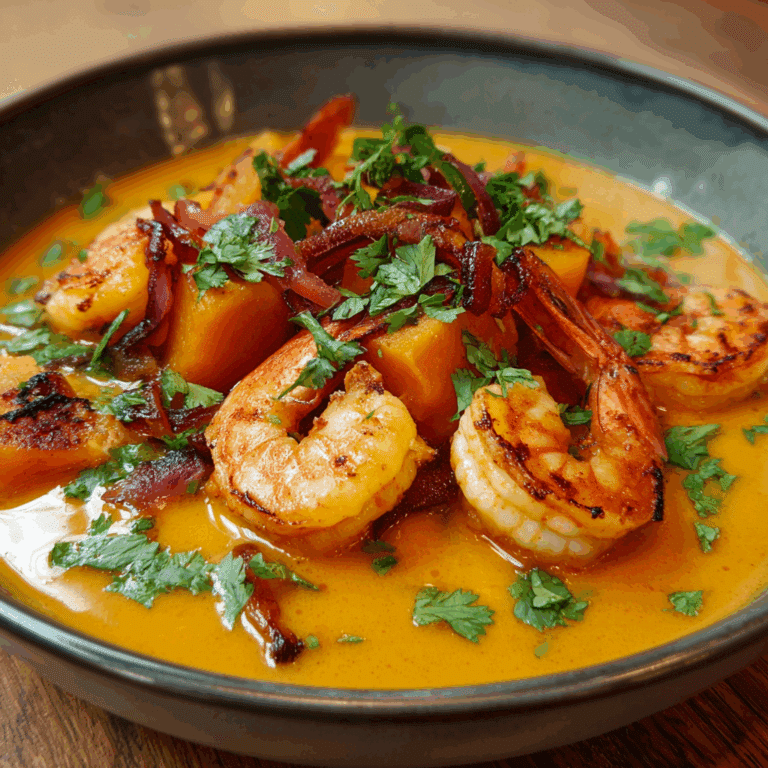 Thai Pumpkin Curry with Shrimp