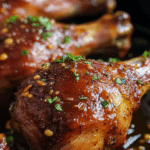 Turkey Legs with BBQ Sauce