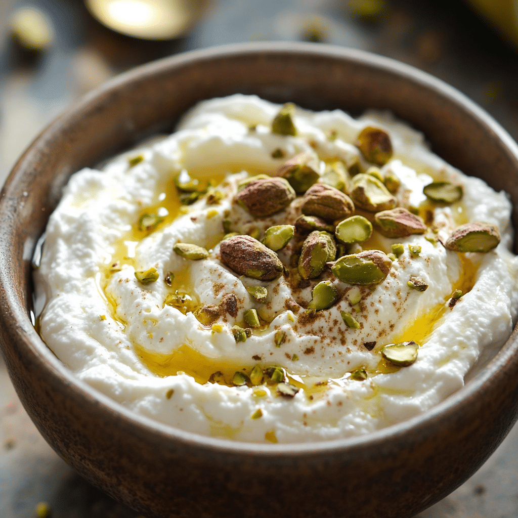 Whipped Ricotta with Honey and Pistachios