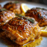 Baked Honey Mustard Chicken Thighs