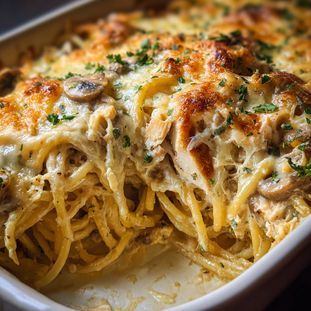Chicken Tetrazzini Casserole