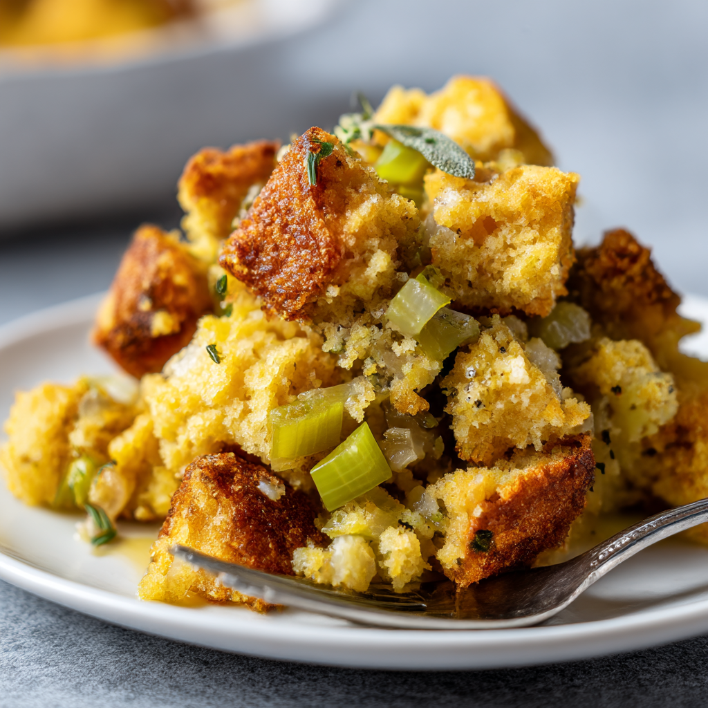 Classic Southern Cornbread Dressing