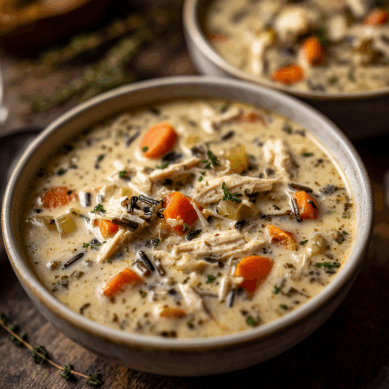 Creamy Chicken and Wild Rice Soup