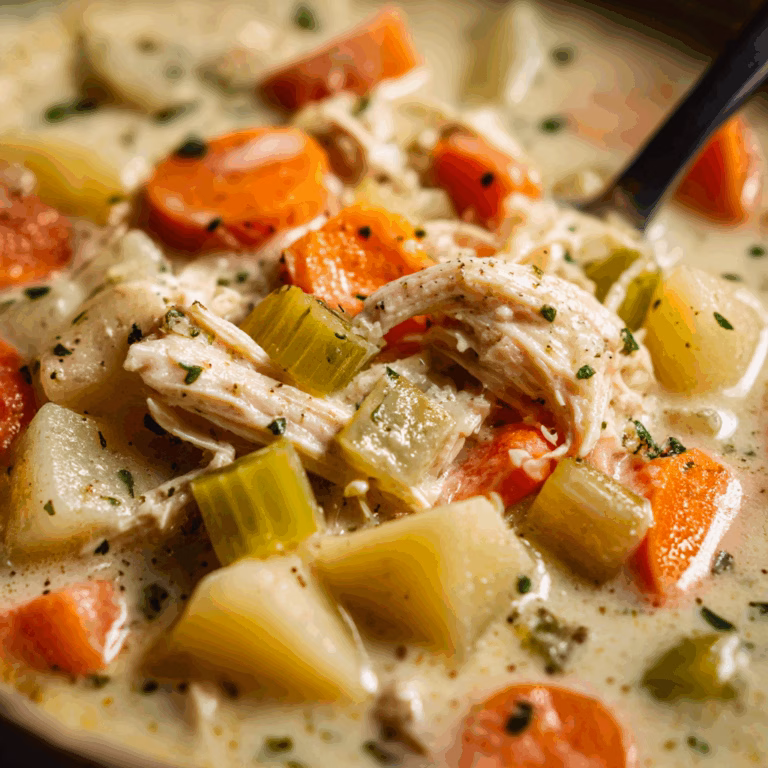 Creamy Turkey Vegetable Soup