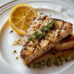 Grilled Swordfish with Lemon Oregano Marinade
