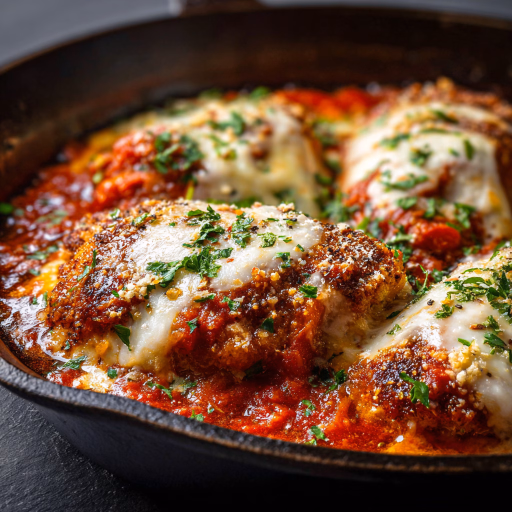 Skillet Chicken Parmesan