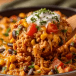 Southwestern Ground Turkey Casserole