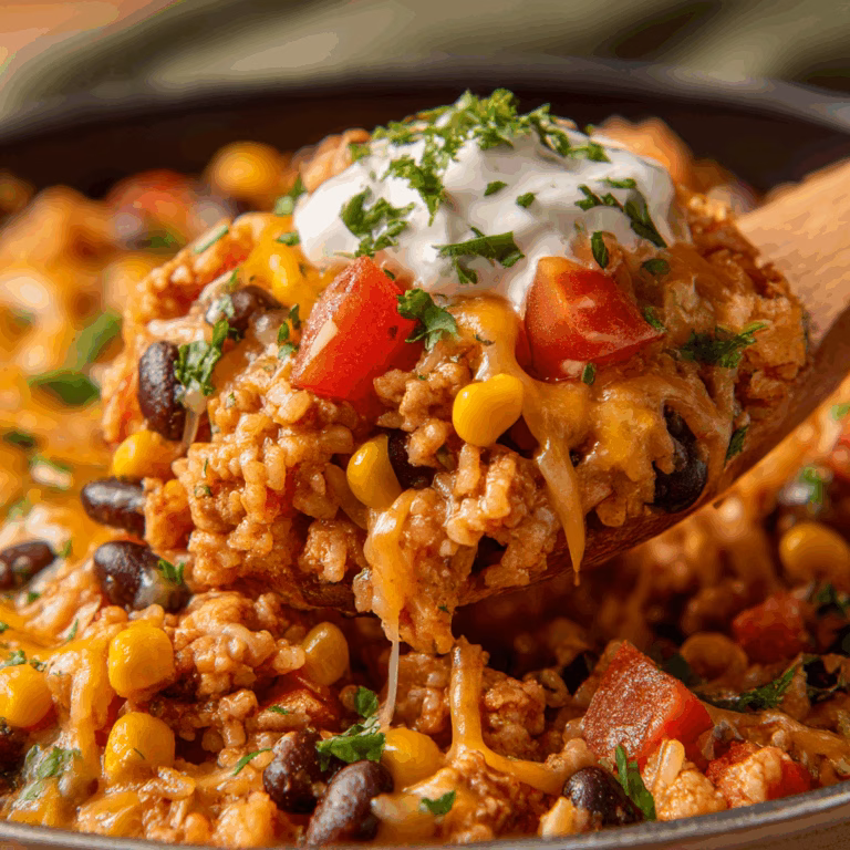 Southwestern Ground Turkey Casserole