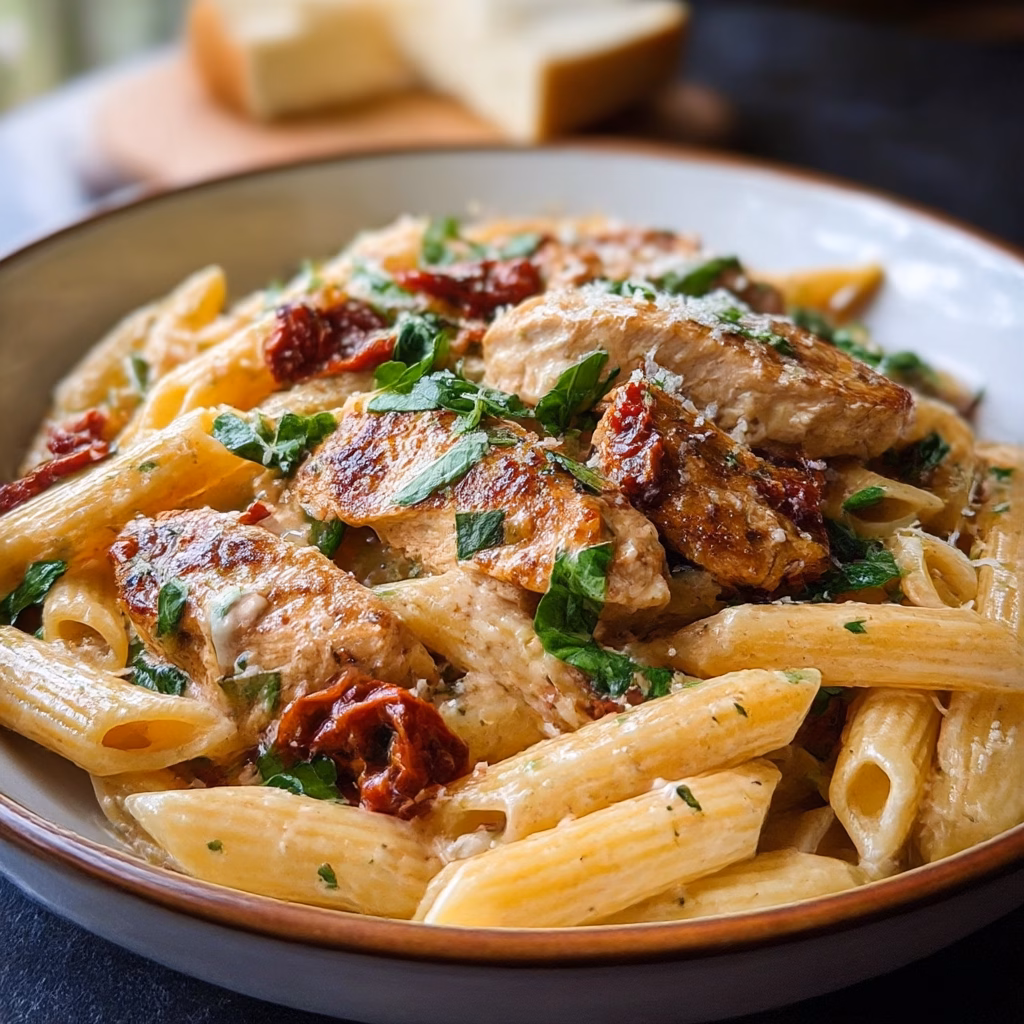 Sun Dried Tomato Chicken Pasta
