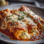 Three Cheese Manicotti