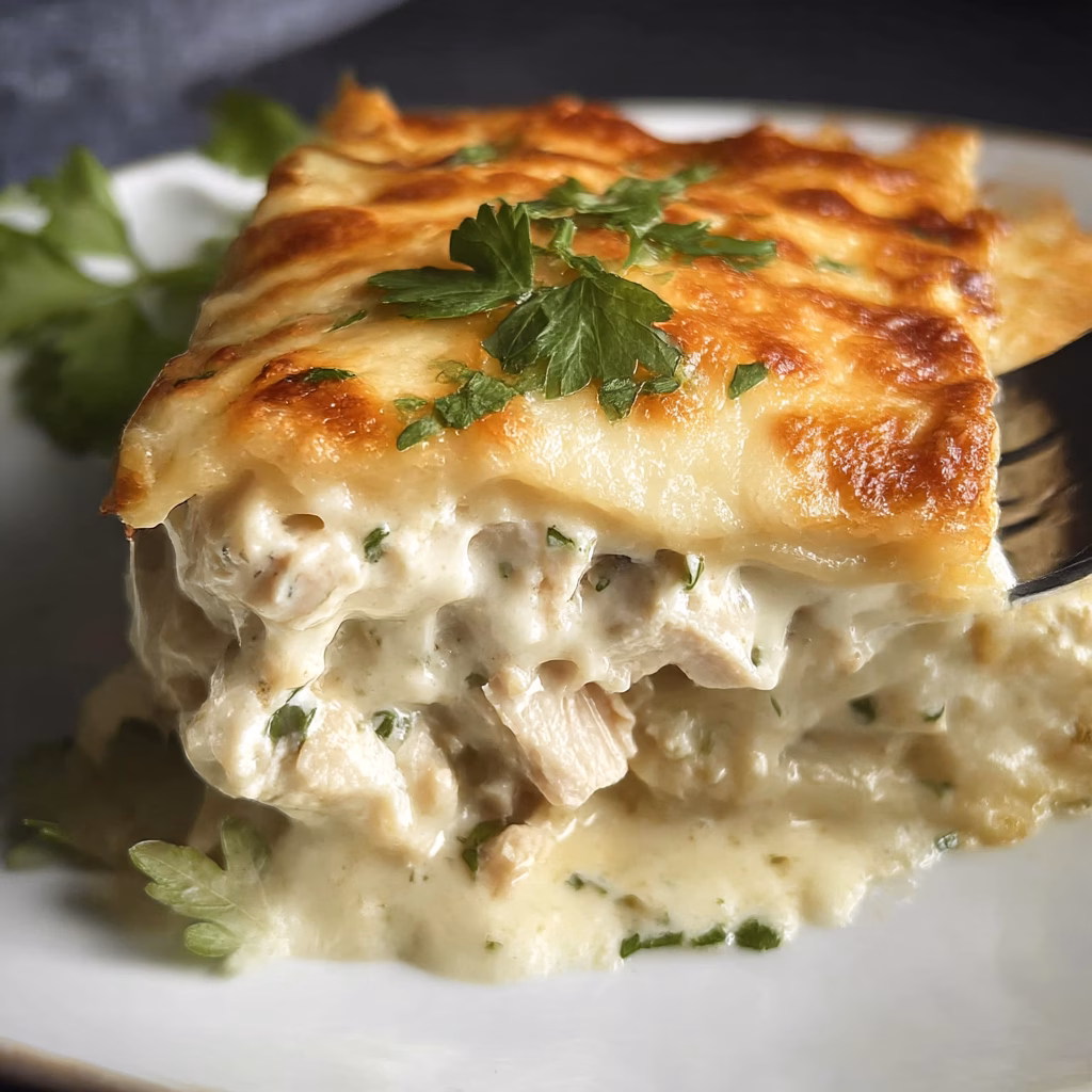 White Chicken Lasagna